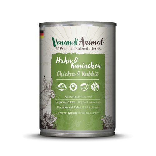 Venandi Animal 400 Gramm Katzennassfutter