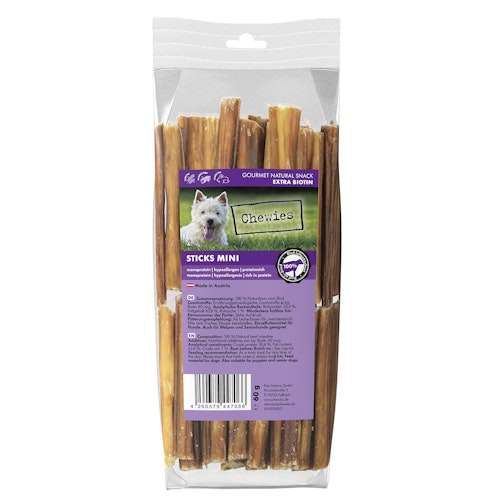 Chewies Mini Kau-Sticks 60 Gramm Hundekauartikel