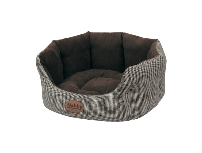 NOBBY Komfort Bett oval "JOSI" kaffebraun 65 x 57 x 22 cm NOBBY Komfort Bett oval "JOSI" kaffebraun 65 x 57 x 22 cm