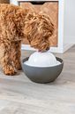 Vorschaubild TRIXIE Trinkbrunnen Vital Dome, Keramik, 1,5 l/20 × 10 × 20 cm, grau/weiß