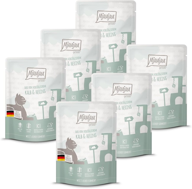 MJAMJAM Quetschies 125g Beutel KatzennassfutterVorschaubild