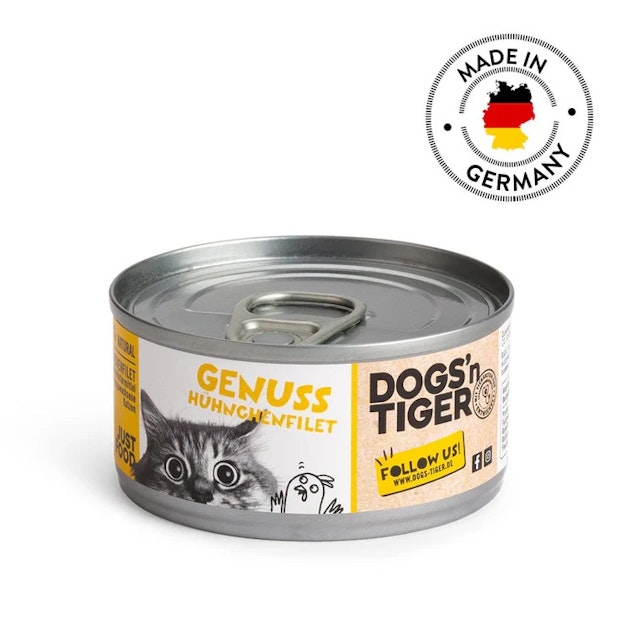 Dogs'n Tiger 70g Dose KatzenassfutterVorschaubild