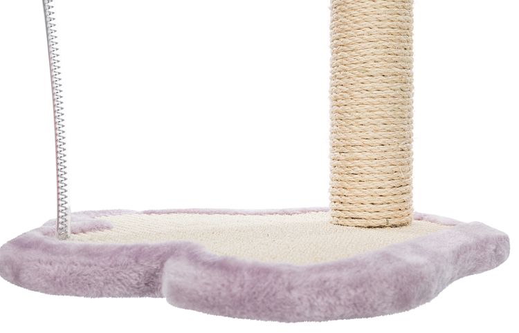 TRIXIE Kratzpfote mit Stamm, 50 cm, natur/flieder