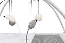 Vorschaubild TRIXIE Kratzmatte mit Spielbogen, 60 × 33 × 42 cm, grau/lichtgrau