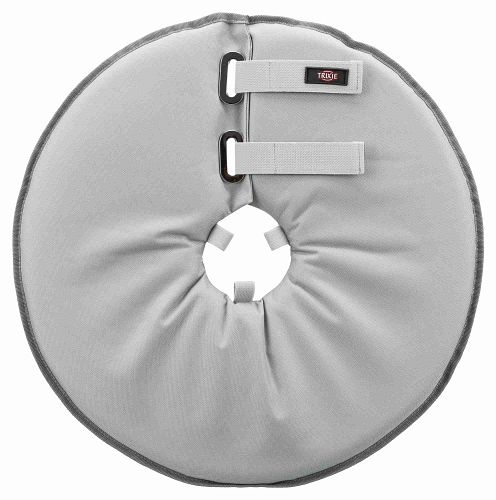 TRIXIE Schutzkragen, Polyester/Schaumstoff, grau