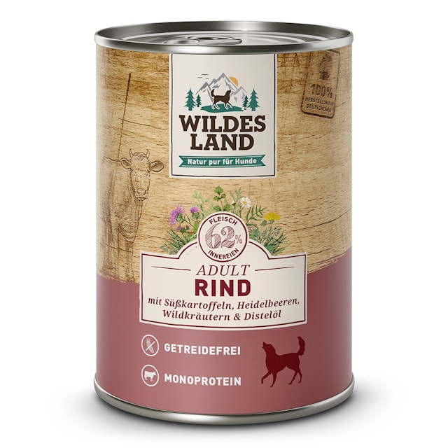 Wildes Land Hundenassfutter 400gVorschaubild