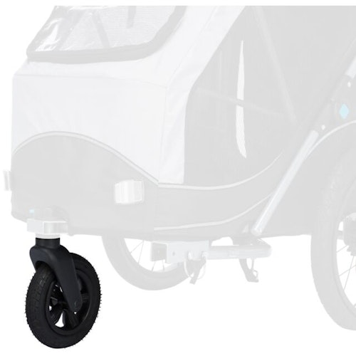 TRIXIE Ersatz-Frontrad für Fahrradanhänger (Buggy)