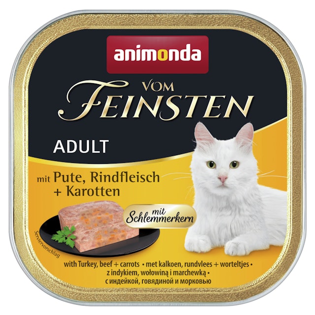 animonda Vom Feinsten Adult mit Schlemmerkern 100g Schale KatzennassfutterVorschaubild