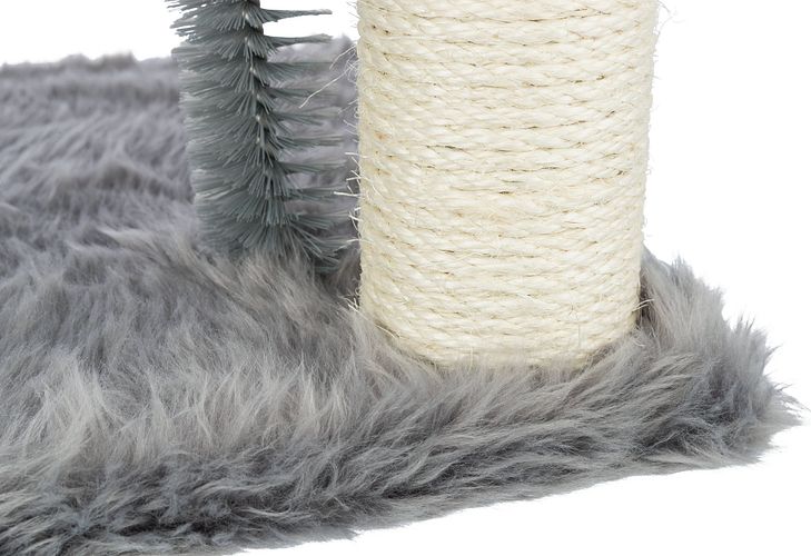 TRIXIE Kratzbaum Baza mit Bürste, 50 cm, grau