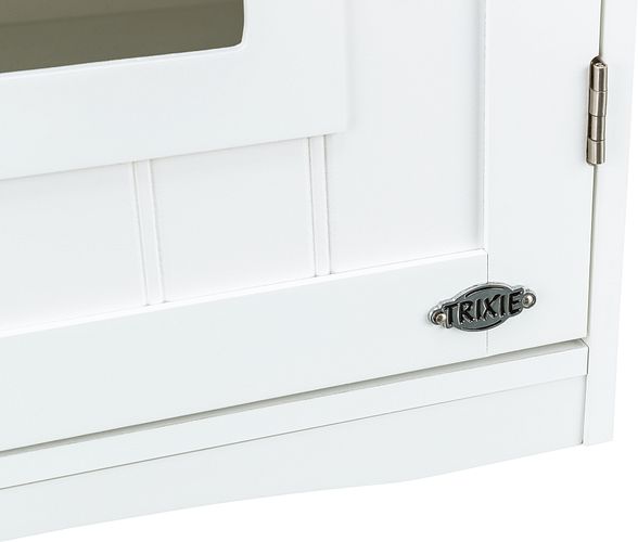 TRIXIE Katzenhaus für Katzentoilette, MDF, 49 × 51 × 51 cm, weiß