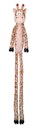 Vorschaubild NOBBY Plüsch Giraffe lang, mit Seil innen 113 cm