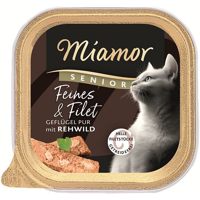 Miamor Feine Filets Senior 100g-Schale KatzennassfutterVorschaubild