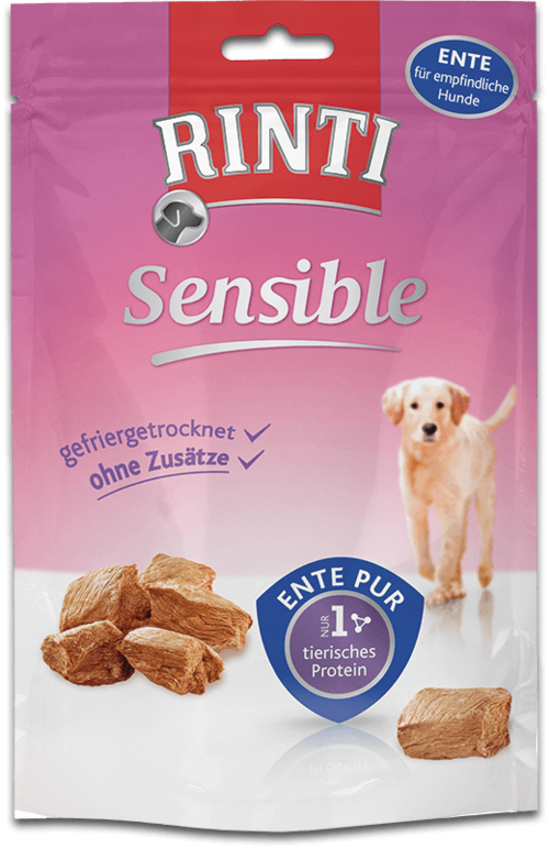 RINTI Sensible Nassfutter Für Hunde Mit Empfindlichem Magen – Lamm & Kartoffel, Getreidefrei, 6x800g