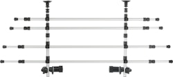 TRIXIE Auto-Gitter 105-172/46-60cm silber/schwarz