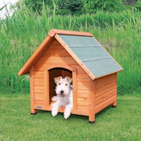 TRIXIE natura Hundehütte Cottage mit Satteldach S-M 71x76x77cm natur