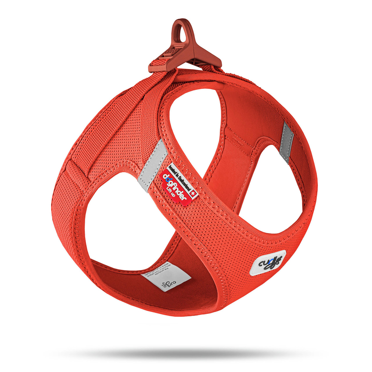 curli Clasp AirMesh Geschirr sun orange Hundegeschirr
