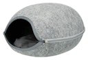 Vorschaubild TRIXIE Kuschelhöhle Luna Filz 40x46x24cm hellgrau