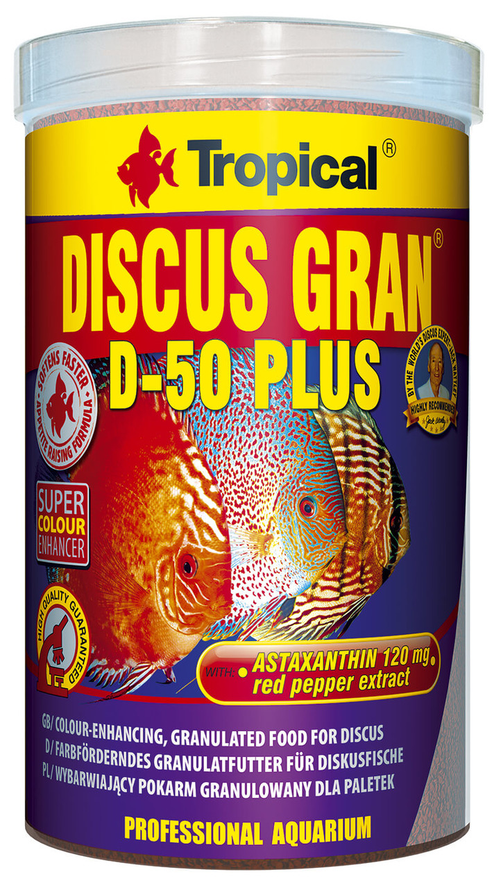 Tropical Discus Gran D-50 Plus Fischfutter