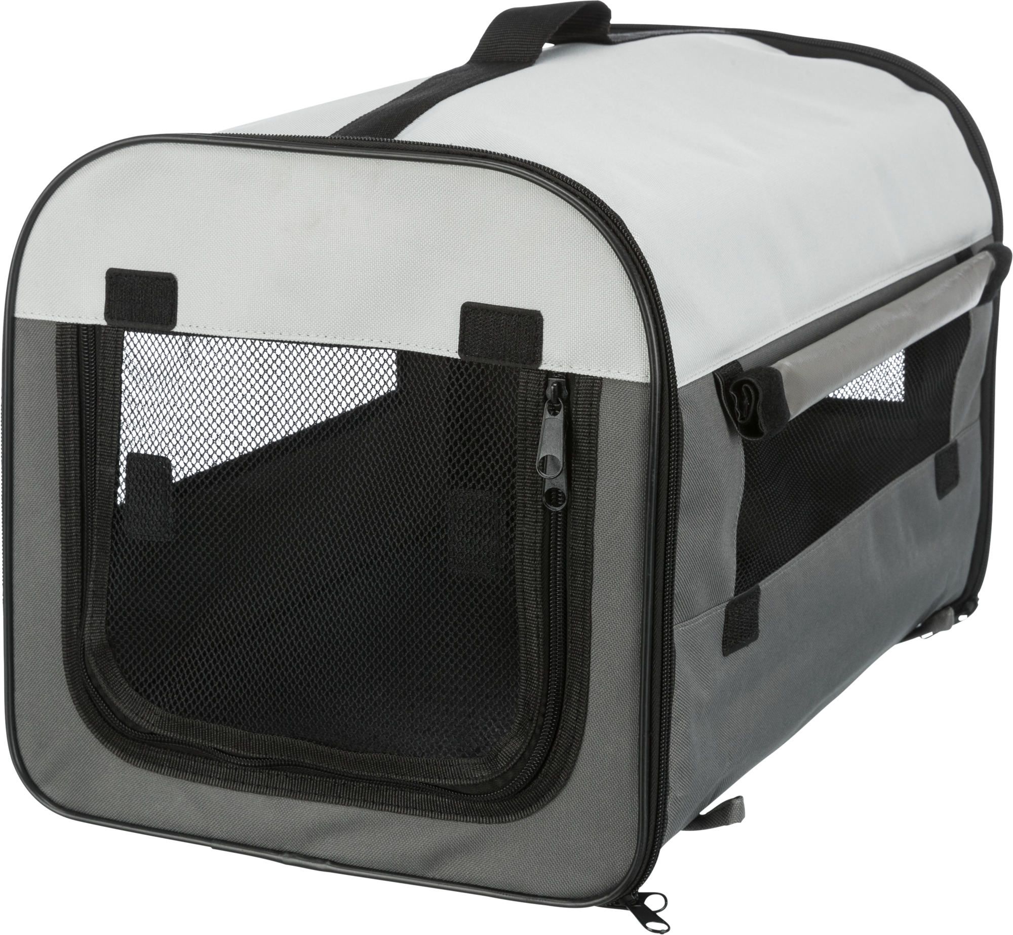 TRIXIE Hundebox Basic, dunkelgrau/hellgrau