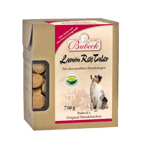 Bubeck Lamm & Reis-Taler Hundesnack