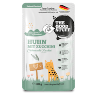 The Goodstuff Adult Beutel 24x100g Huhn & Zucchini Katzennassfutter