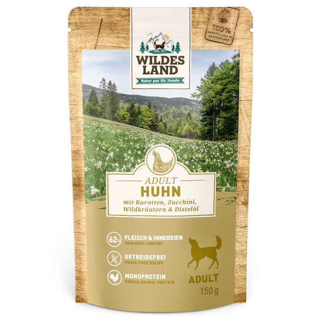 Wildes Land Hundenassfutter 150gVorschaubild