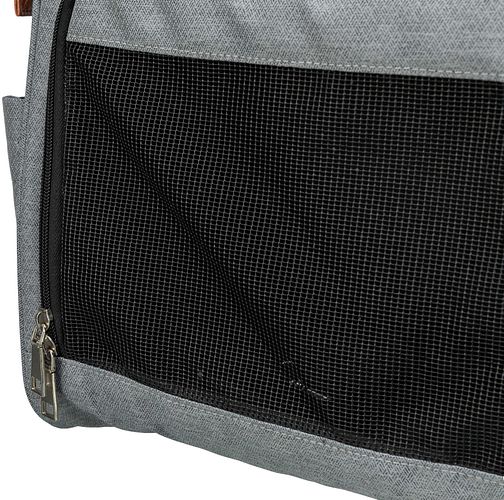 TRIXIE Rucksack Ava, 32 × 42 × 20 cm, grau