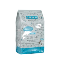 grau Forelle + Kartoffel Hund Hundetrockenfutter