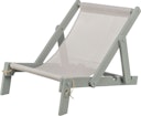 Vorschaubild Strandstuhl, Holz, 33 × 37 × 51 cm, grau