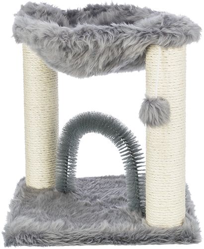 TRIXIE Kratzbaum Baza mit Bürste, 50 cm, grau