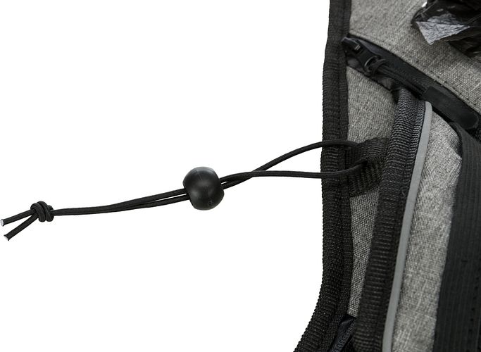 TRIXIE Jogginggurt mit Leine, Gurt: 70–130 cm/23 cm,  Leine: 1,15–1,50 m/20 mm, grau/schwarz