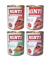RINTI Kennerfleisch 24 x 400g Mixpaket (Kalb,Pansen,Rind,Schinken)  HundenassfutterVorschaubild