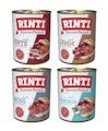 RINTI Kennerfleisch 24 x 400g Mixpaket (Lamm,Ross,Seefisch,Ente)  HundenassfutterVorschaubild