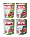 RINTI Kennerfleisch 24 x 400g Mixpaket (Wild,Hirsch,Rentier,Wildschwein)  HundenassfutterVorschaubild